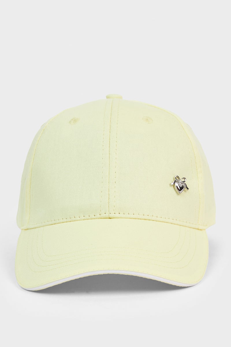 DeFacto Yellow Girl Girl Cotton Cap Casual - Image 5